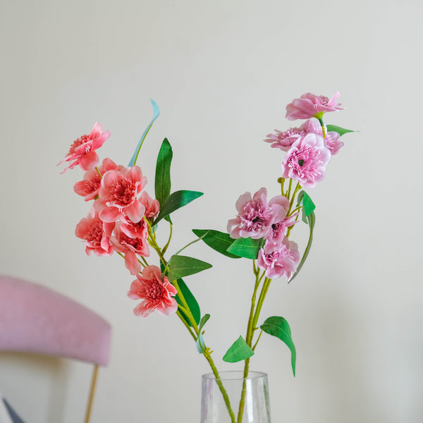 Colorful Faux Wild Flower Stem - Artificial flower | Home decor item | Room decoration item