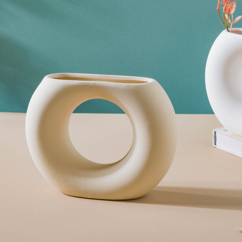 Hollow Flower Pot - Flower vase for home decor, office and gifting | Home decoration items