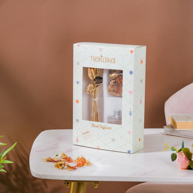 Sweet Vanilla Bouquet Reed Diffuser Set Of 3