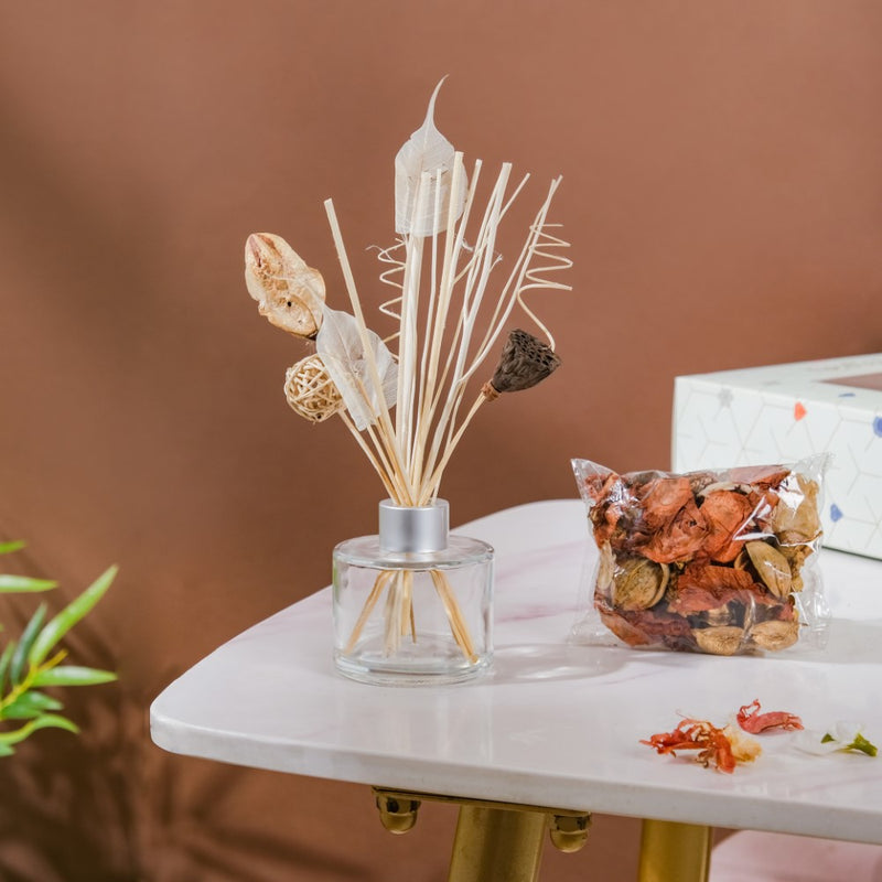 Sweet Vanilla Bouquet Reed Diffuser Set Of 3