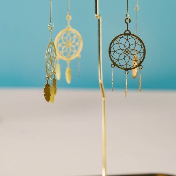 Metal Carousel Decor Floral Dreamcatchers - Candle stand | Living room decoration ideas