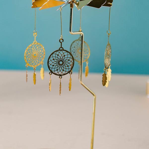 Metal Carousel Decor Intricate Dreamcatchers - Candle holder | Living room decoration ideas