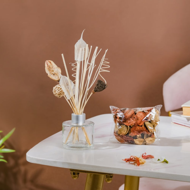 Sweet Vanilla Bouquet Reed Diffuser Set Of 3