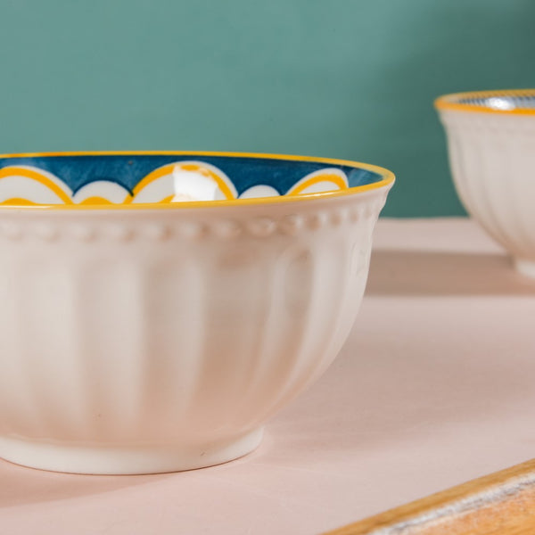 Aloha Soup Bowl 280 ml Set Of 6 - Bowl, soup bowl, ceramic bowl, snack bowls, curry bowl, popcorn bowls | Bowls for dining table & home decor