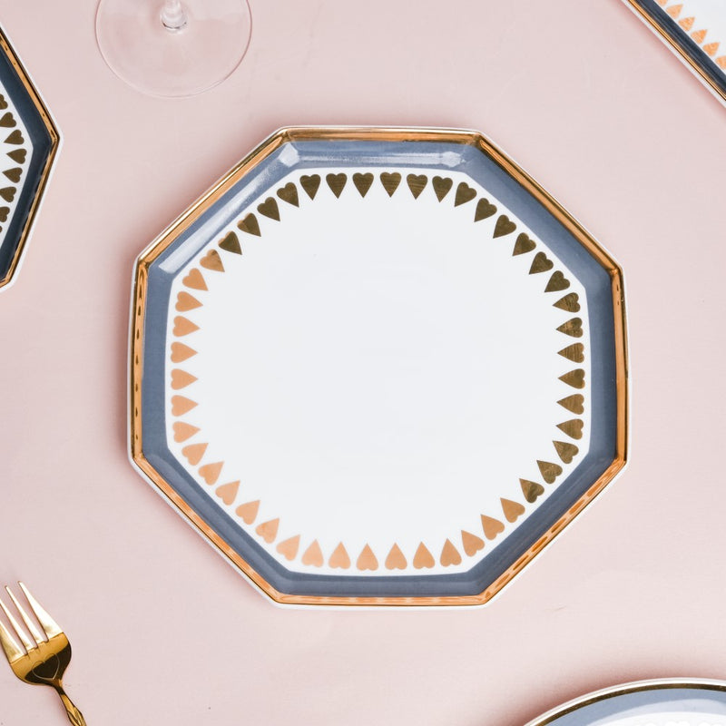 Heart 28 Piece Dinner Set For 6