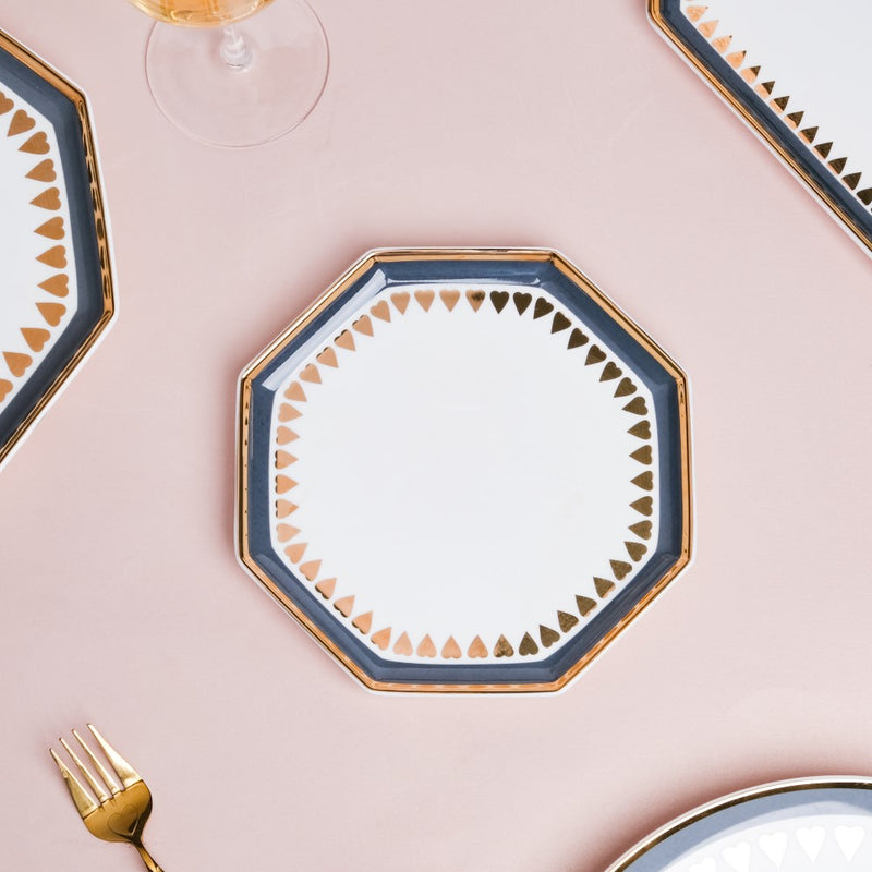 Heart 22 Piece Dinner Set For 6