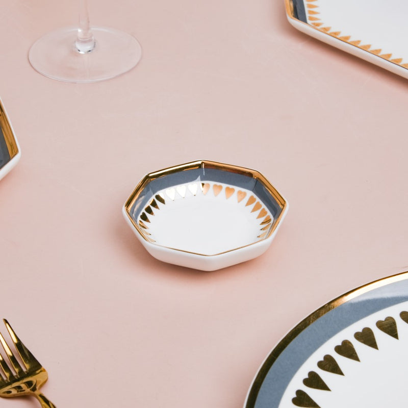 Heart 22 Piece Dinner Set For 6