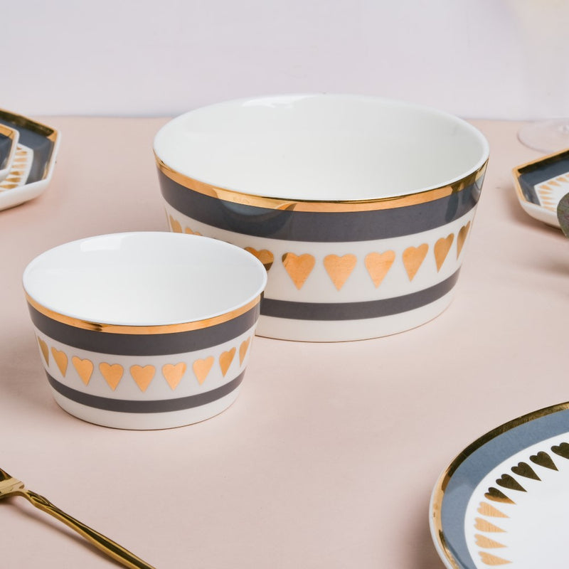 Heart 28 Piece Dinner Set For 6