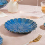 Ocean Ceramic Plate For Snacks 8 Inch Blue - Serving plate, snack plate, dessert plate | Plates for dining & home decor