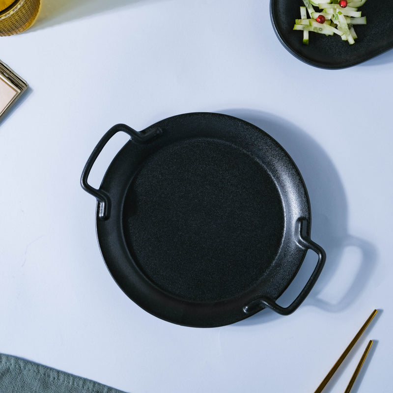 Round Baking Tray With Handle - Baking Tray
