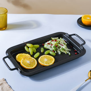 Black Baking Tray With Handle