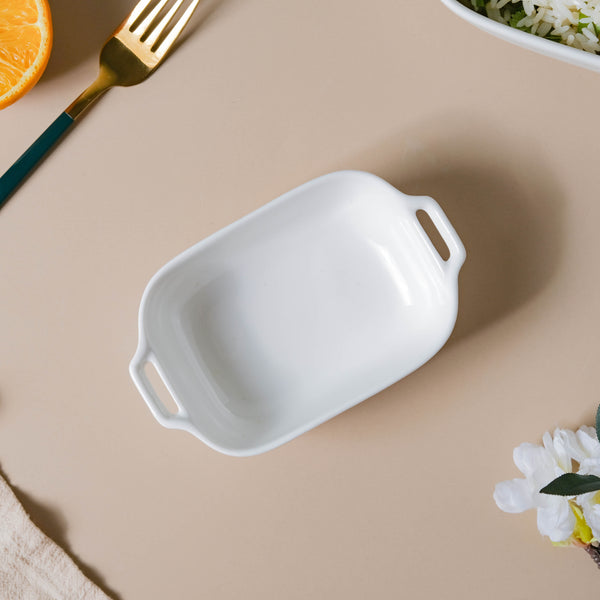 Pristine White Baking Dish Small