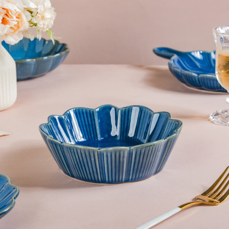 Ocean Scallop Bowl Small 400 ml - Bowl,ceramic bowl, snack bowls, curry bowl, popcorn bowls | Bowls for dining table & home decor