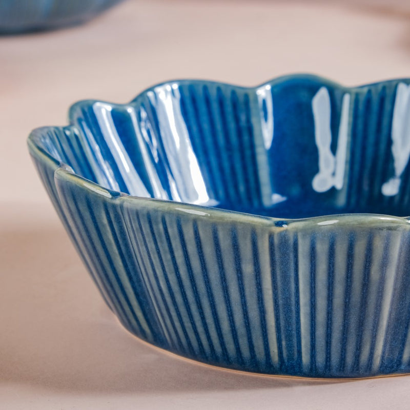 Ocean Scallop Bowl Small 400 ml - Bowl,ceramic bowl, snack bowls, curry bowl, popcorn bowls | Bowls for dining table & home decor