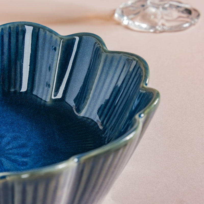 Ocean Scallop Bowl Small 400 ml - Bowl,ceramic bowl, snack bowls, curry bowl, popcorn bowls | Bowls for dining table & home decor