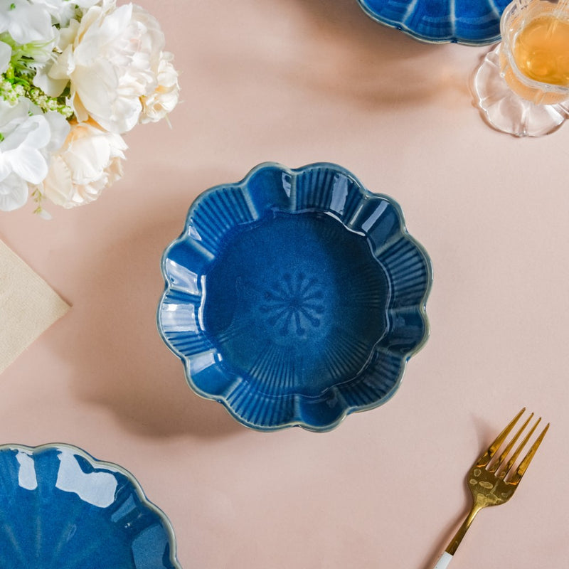 Ocean Scallop Bowl Small 400 ml - Bowl,ceramic bowl, snack bowls, curry bowl, popcorn bowls | Bowls for dining table & home decor