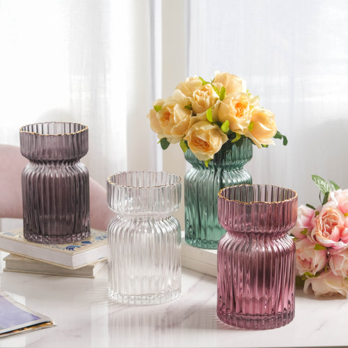 Hourglass Vase - Flower vase for home decor, office and gifting | Home decoration items