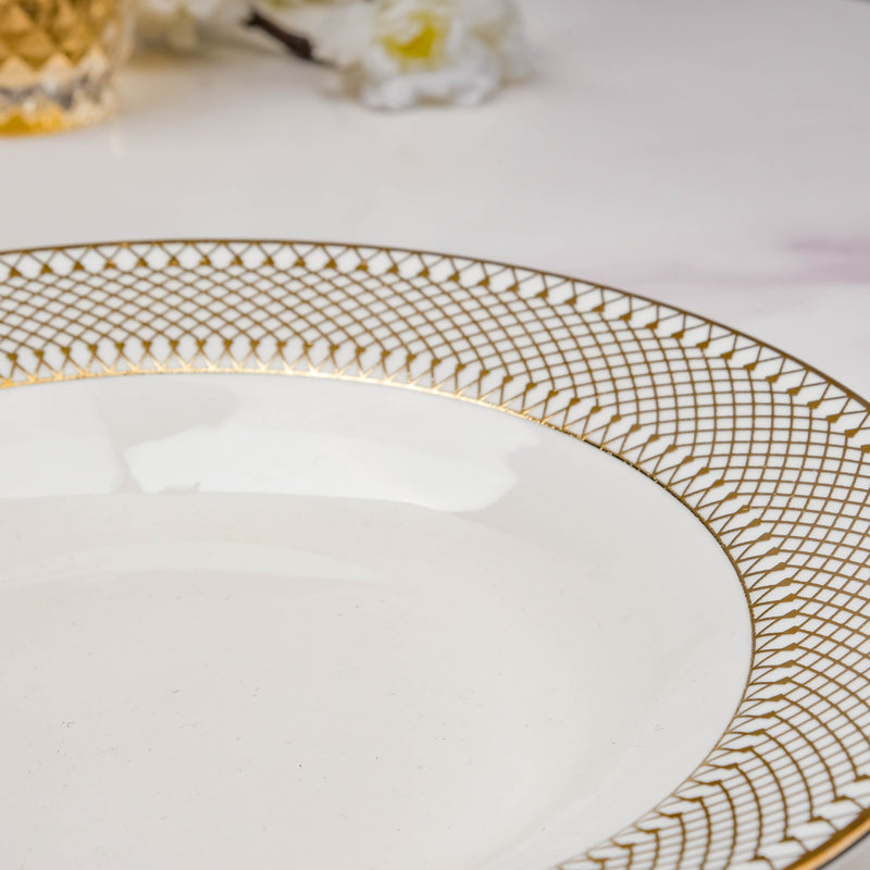 Aurelea Pasta Plate - Serving plate, pasta plate, lunch plate, deep plate | Plates for dining table & home decor