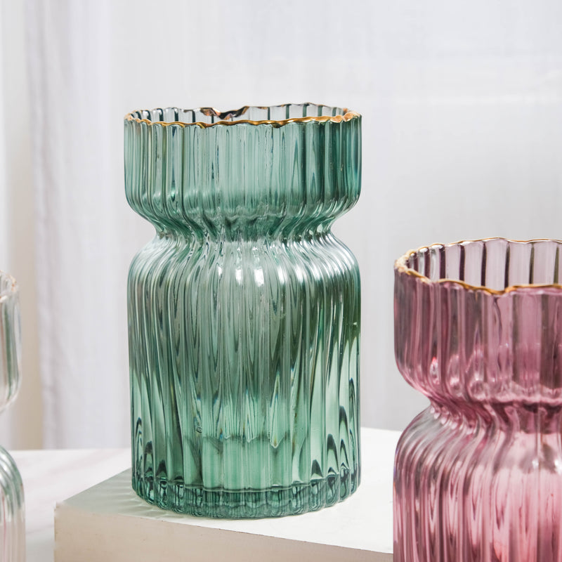 Hourglass Vase - Flower vase for home decor, office and gifting | Home decoration items