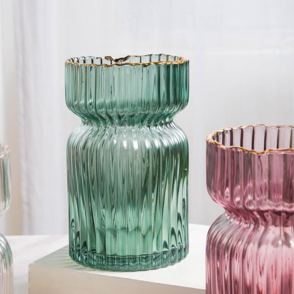Hourglass Vase - Flower vase for home decor, office and gifting | Home decoration items