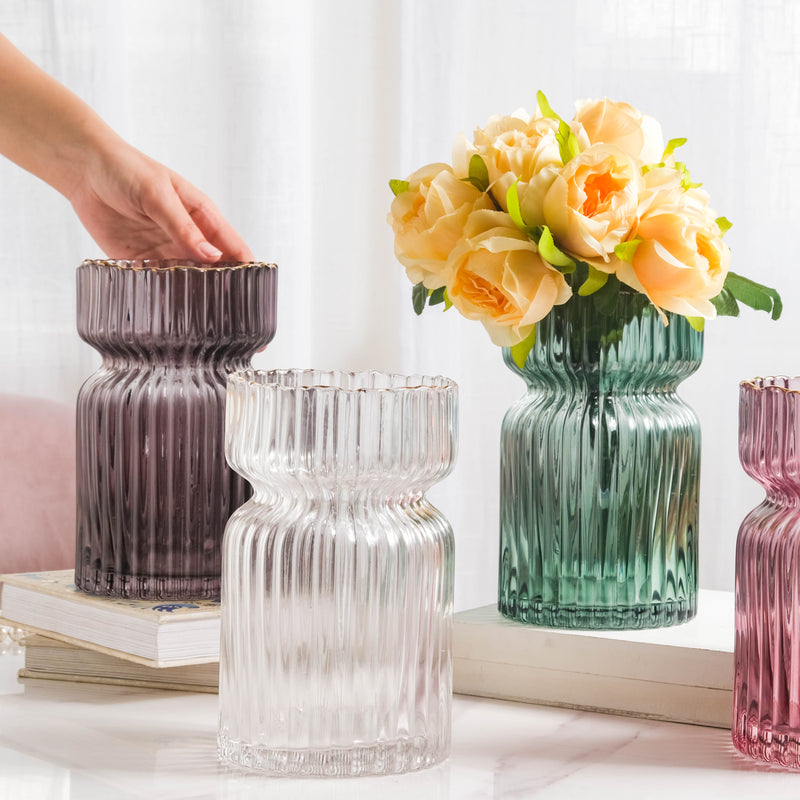 Hourglass Vase - Flower vase for home decor, office and gifting | Home decoration items