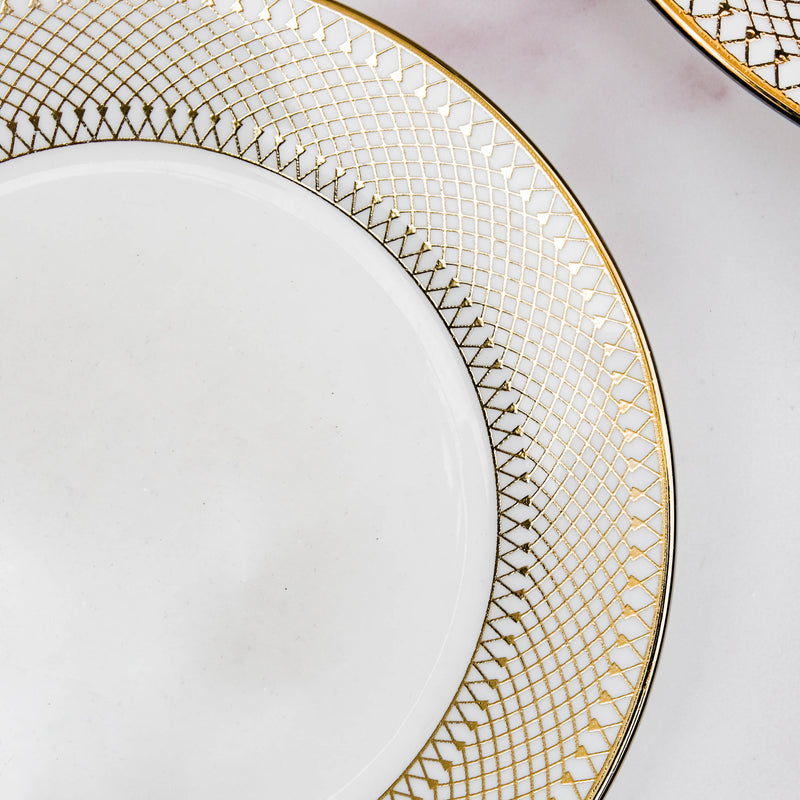 Aurelea Snack Plate - Serving plate, snack plate, dessert plate | Plates for dining & home decor