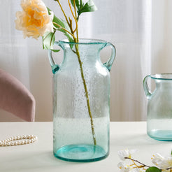 Glass Jar Vase - Flower vase for home decor, office and gifting | Home decoration items