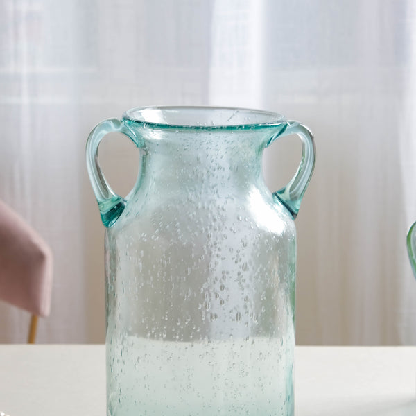 Glass Jar Vase - Flower vase for home decor, office and gifting | Home decoration items