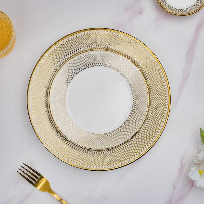 Aurelea Snack Plate - Serving plate, snack plate, dessert plate | Plates for dining & home decor