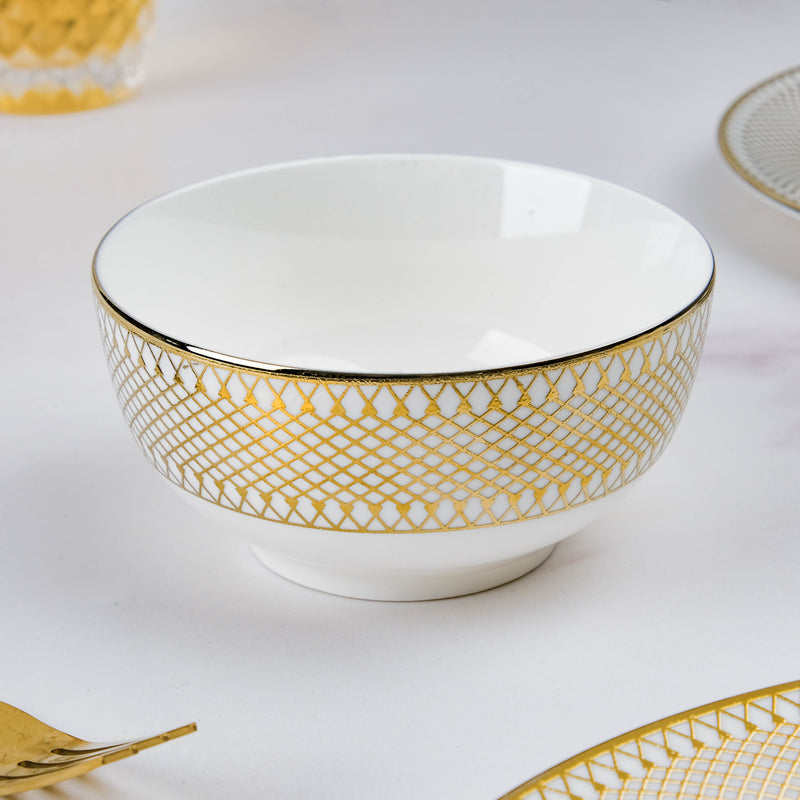 Aurelea Soup Bowl - Bowl, soup bowl, ceramic bowl, snack bowls, curry bowl, popcorn bowls | Bowls for dining table & home decor