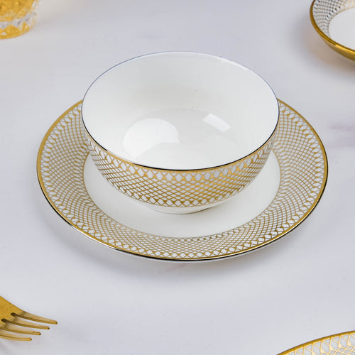 Aurelea Soup Bowl - Bowl, soup bowl, ceramic bowl, snack bowls, curry bowl, popcorn bowls | Bowls for dining table & home decor