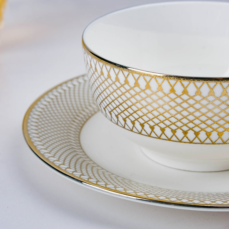Aurelea Soup Bowl - Bowl, soup bowl, ceramic bowl, snack bowls, curry bowl, popcorn bowls | Bowls for dining table & home decor