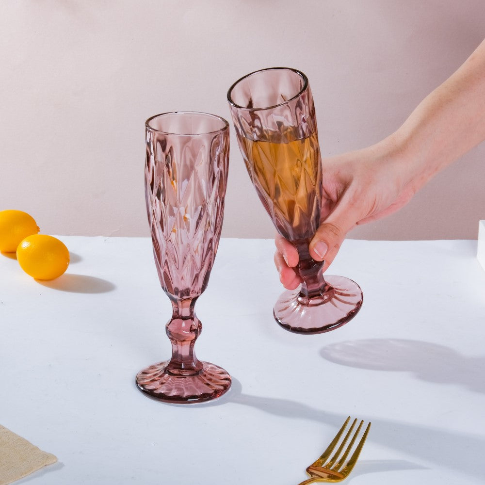 Champagne Glasses Buy Crystal Champagne Glass Set Online Nestasia