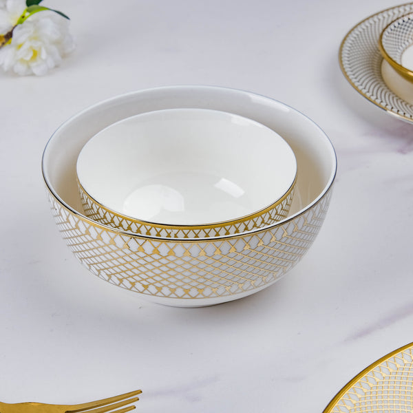 Aurelea Soup Bowl - Bowl, soup bowl, ceramic bowl, snack bowls, curry bowl, popcorn bowls | Bowls for dining table & home decor