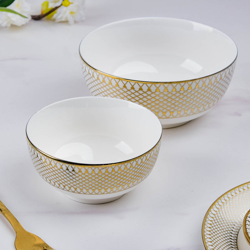 Aurelea Side Bowl 300 ml - Bowl, soup bowl, ceramic bowl, snack bowls, curry bowl, popcorn bowls | Bowls for dining table & home decor