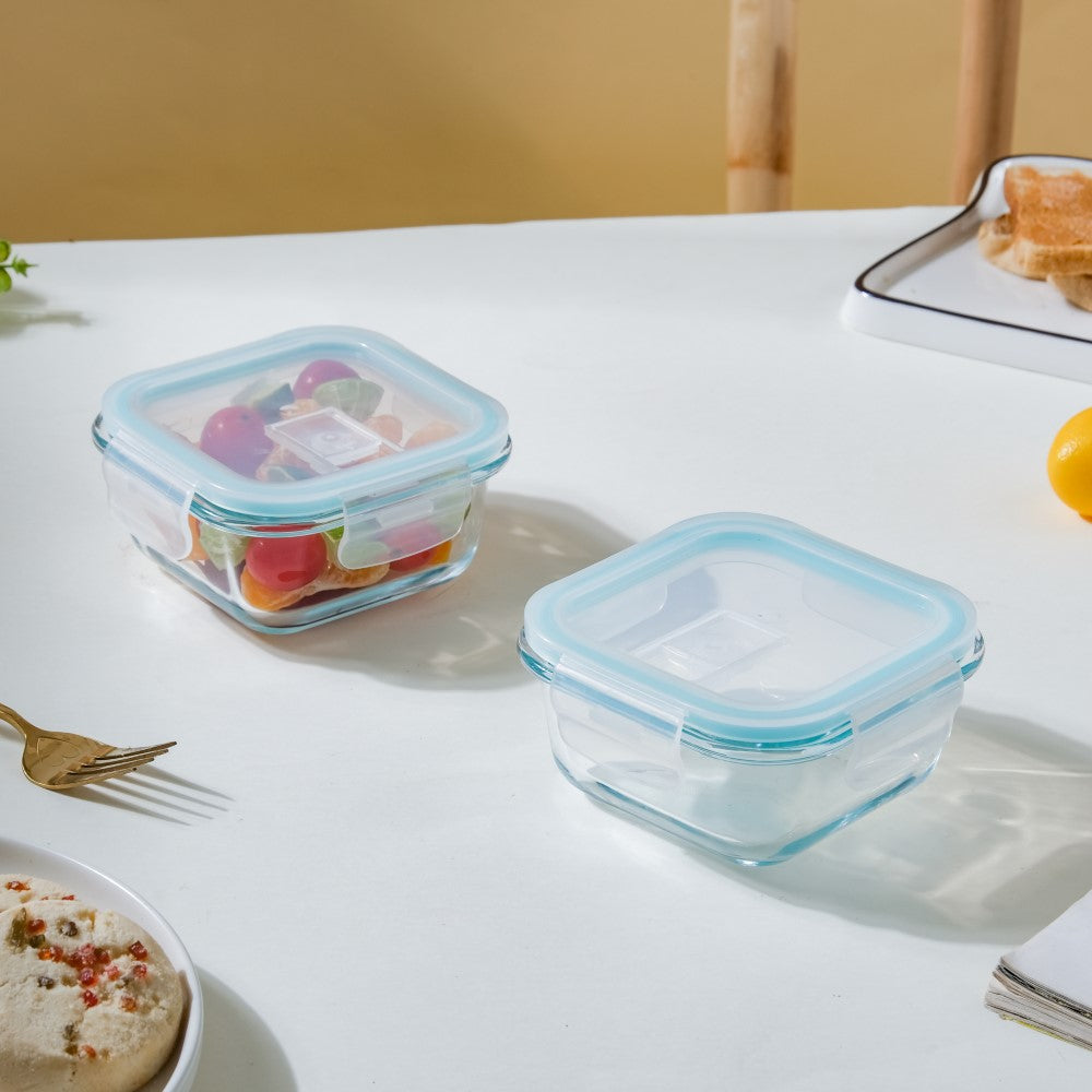 Lunch Box - Buy Airtight Glass Lunch Box Online in India |Nestasia