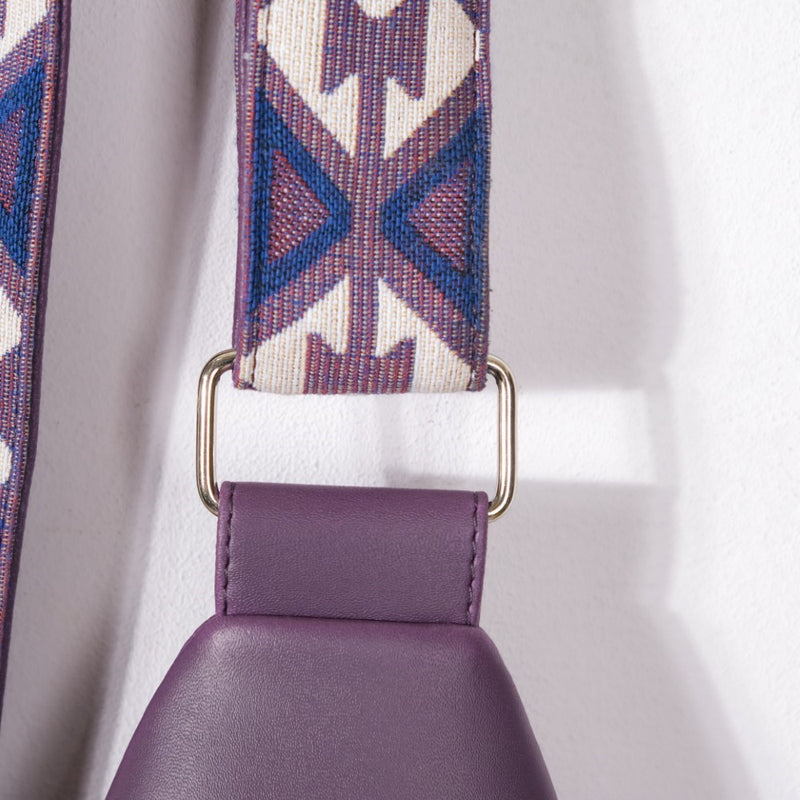 One Shoulder Cross Body Bag Purple