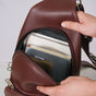 One Shoulder Crossbody Sling Bag Brown