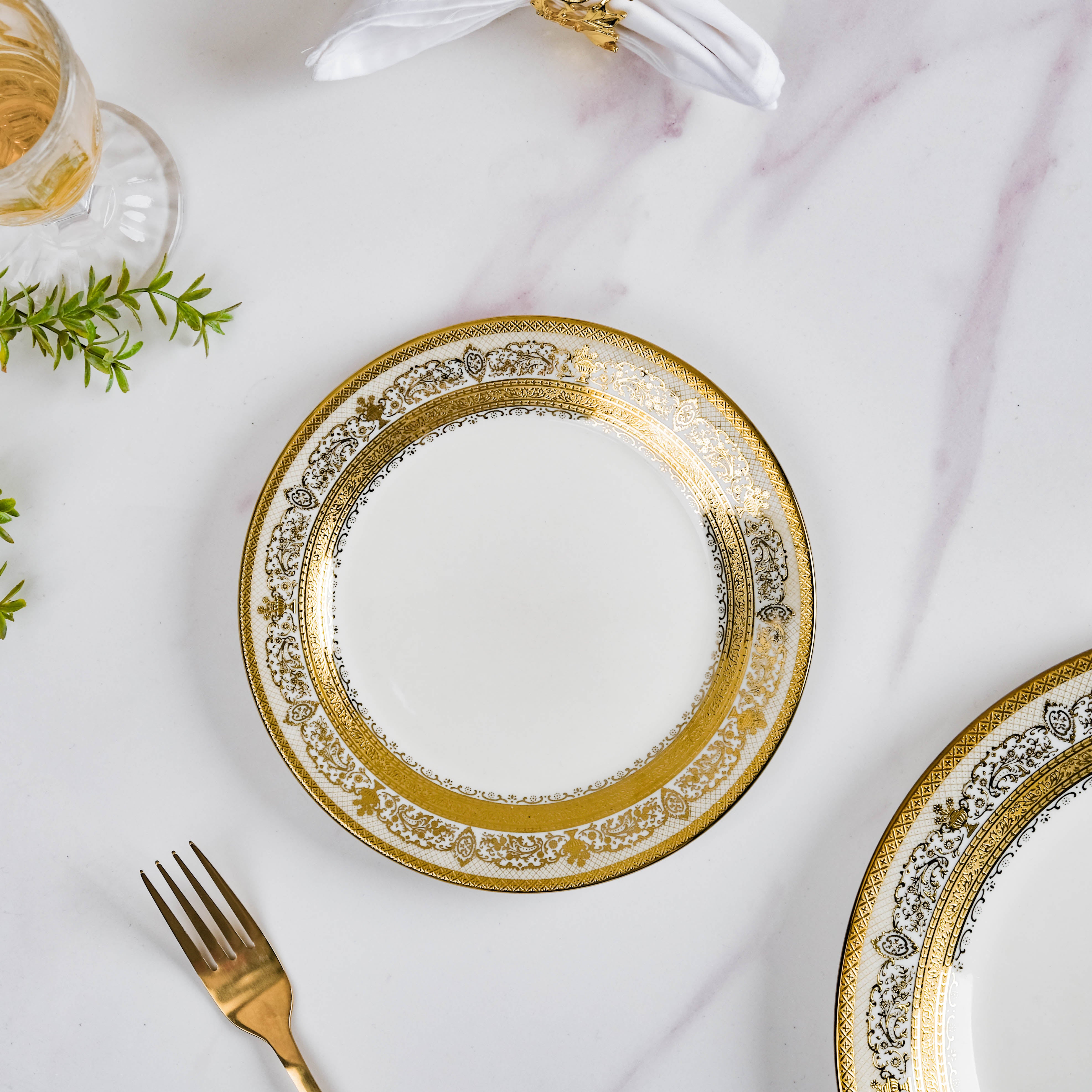 Aurelea Vintage Salad Plate