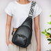 Mono Shoulder Crossbody Sling Bag Black