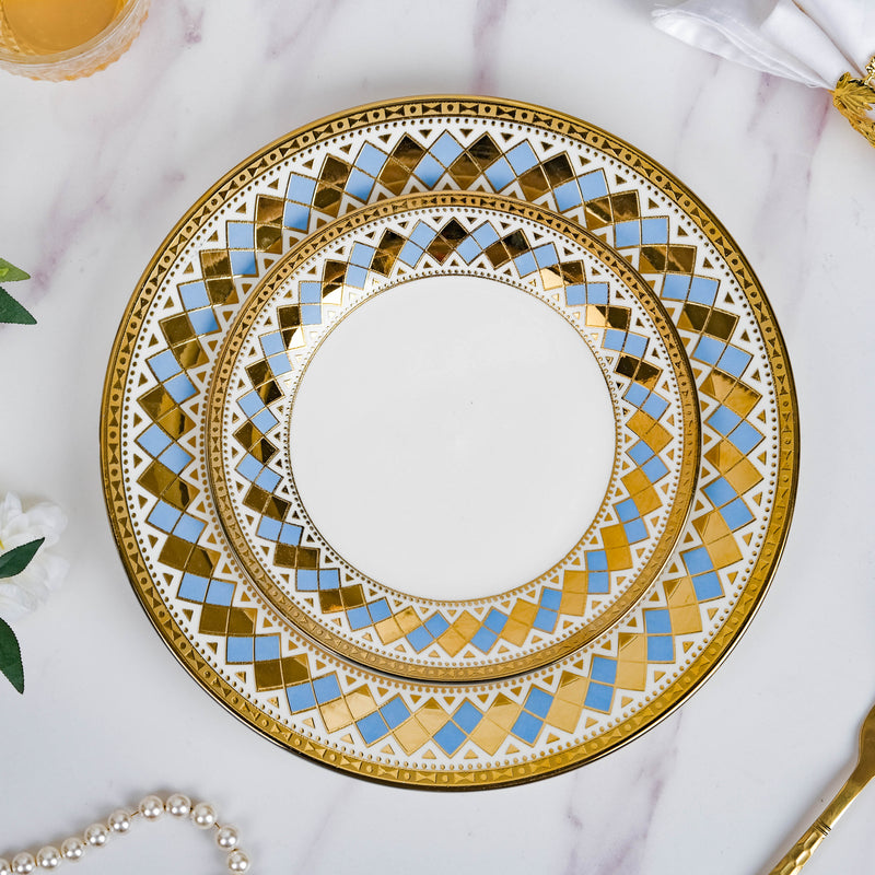 Aurelea Vivid Dinner Plate - Serving plate, lunch plate, ceramic dinner plates| Plates for dining table & home decor