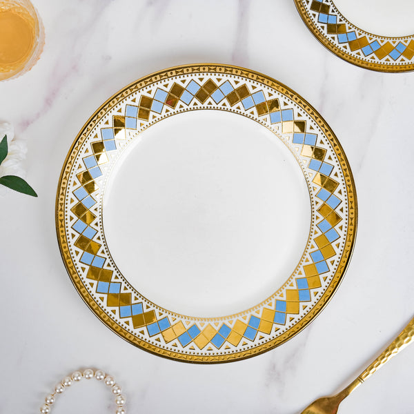 Aurelea Vivid Dinner Plate - Serving plate, lunch plate, ceramic dinner plates| Plates for dining table & home decor