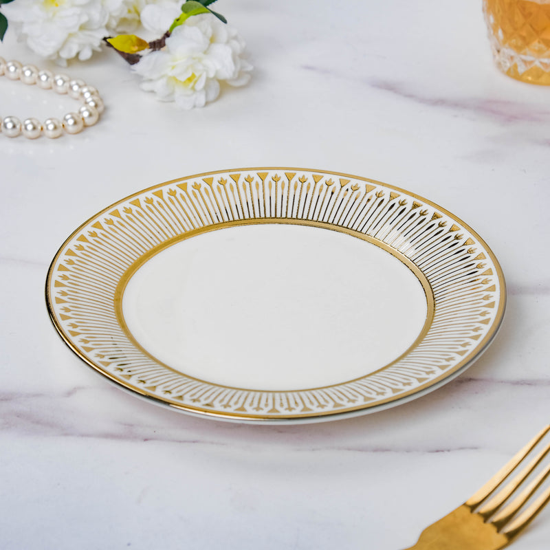 Aurelea Abstract Snack Plate - Serving plate, snack plate, dessert plate | Plates for dining & home decor