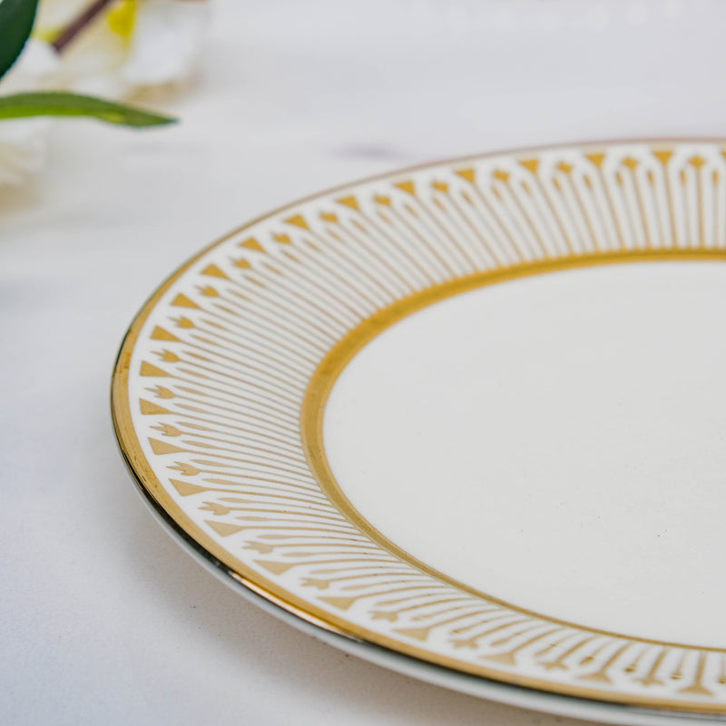 Aurelea Abstract Snack Plate - Serving plate, snack plate, dessert plate | Plates for dining & home decor