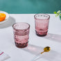 Rose Everyday Drinking Glass Mauve Set Of 6 250 ml