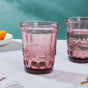 Rose Everyday Drinking Glass Mauve Set Of 6 250 ml