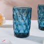 Crystal Tumbler Blue Set Of 6 350 ml