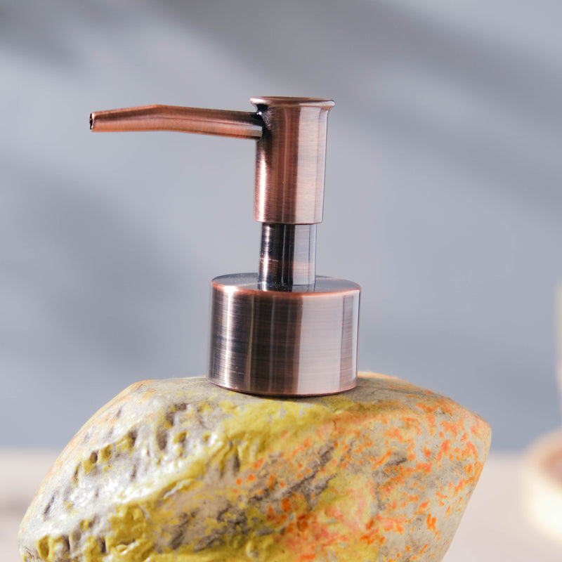 Carnelia Yellow And Green Ceramic Dispenser With Nozzle 400ml