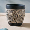 Vintage Floral Black Multipurpose Tumbler 200ml