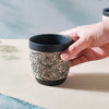 Vintage Floral Black Multipurpose Tumbler 200ml